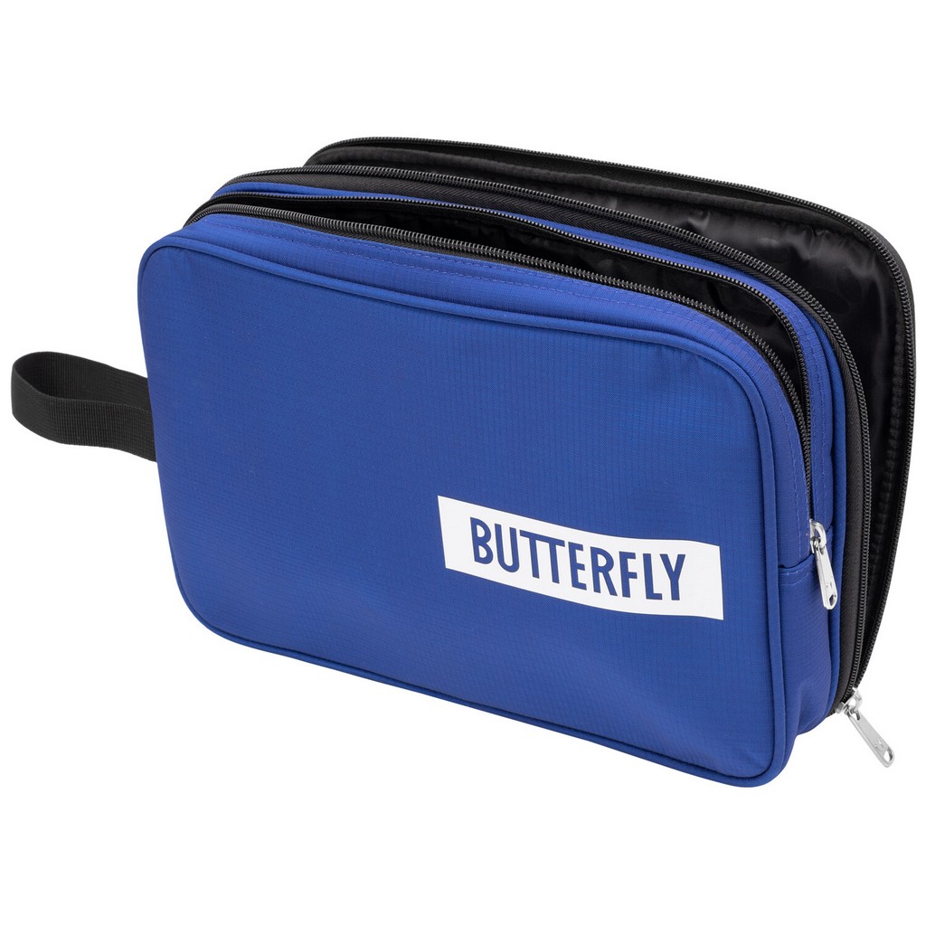 Butterfly Logo Case pouzdro na 2 pálky modré