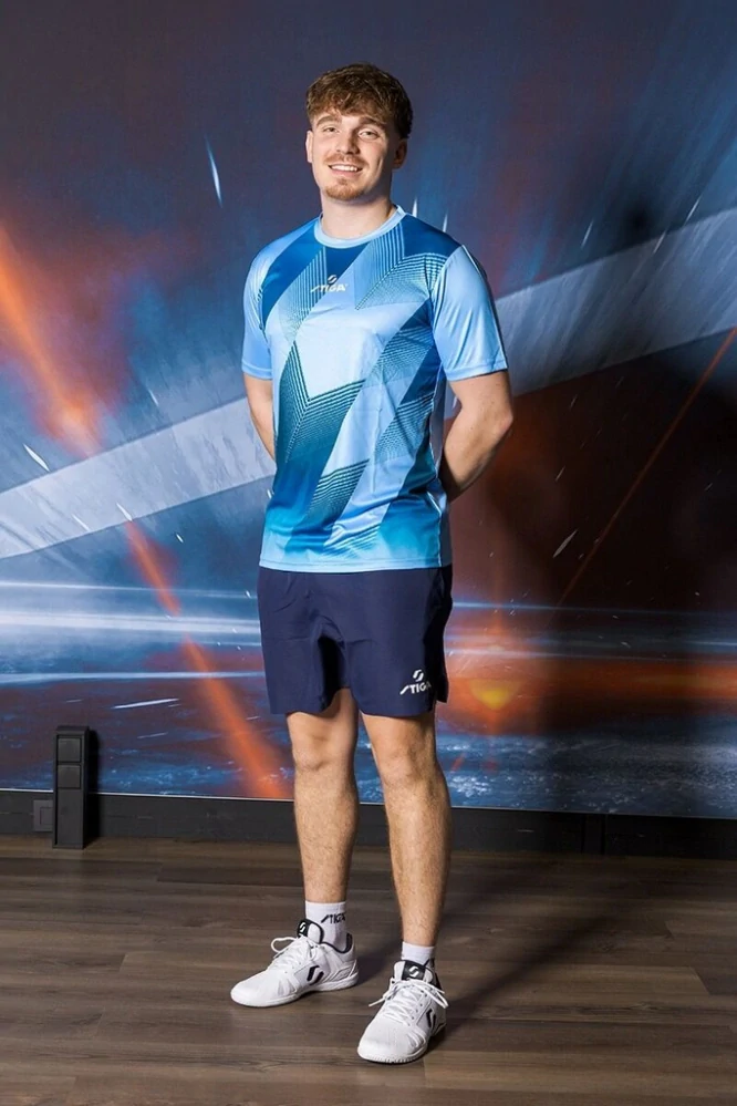 Stiga tričko Pro 2026 světlemodré