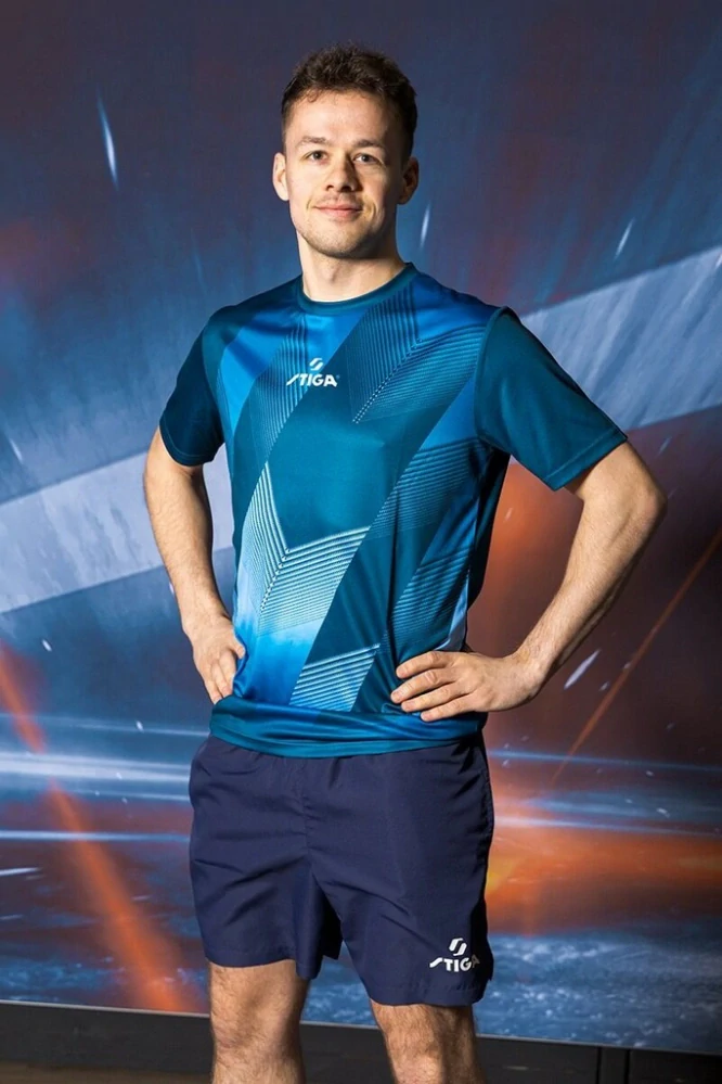 Stiga tričko Pro 2026 tmavěmodré