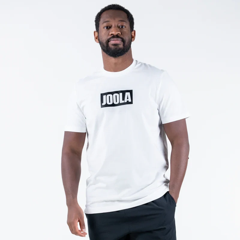 Joola Wordmark bavlněné tričko bílé